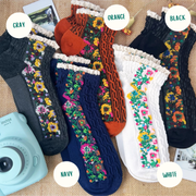 Audrey Vintage Ankle Socks Robin Boutique