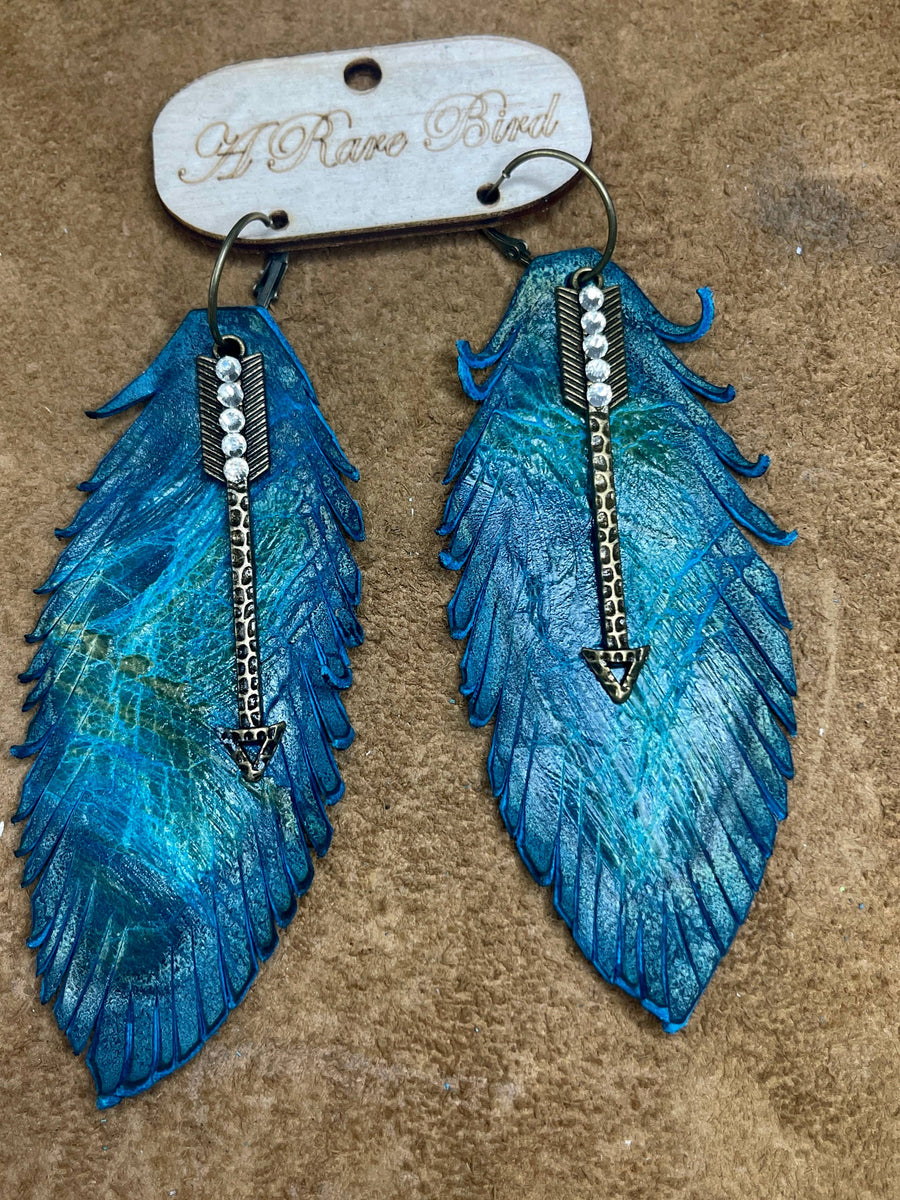 "Follow Your Arrow" Dirty White Earrings Robin Boutique