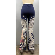 Zen Pant in Dragon Print by Paparazzi