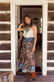 Additional view of Love Language Atelier Skirt with Floral Print from Robin Boutique.