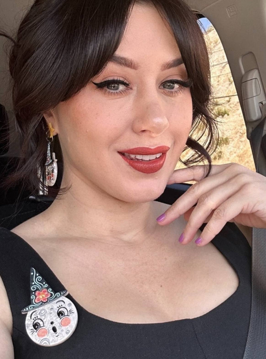 Bloomin' Luna Witch Statement Earrings by Johanna Parker x Lipstick & Chrome Robin Boutique