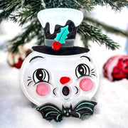 Spooky Frosty Spookmas Brooch by Lipstick & Chrome x Johanna Robin Boutique