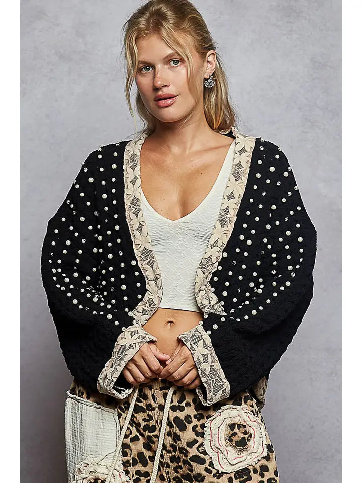 Pearl Crochet Jacket