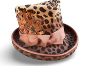 Leopard Diablo - Handmade Top Hat - Robin Boutique