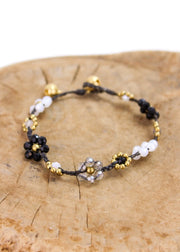 Crystal Flower Anklet