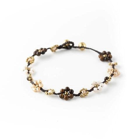 Crystal Flower Anklet