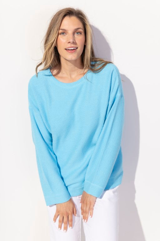 Cool Breeze Sundown Loopy Terry Pullover by Escape