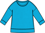 Cool Breeze Sundown Loopy Terry Pullover by Escape