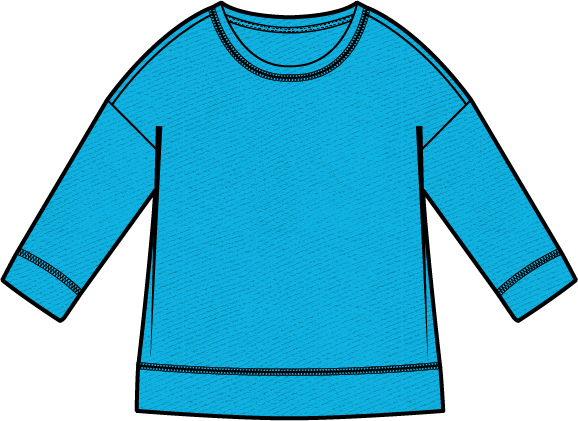 Cool Breeze Sundown Loopy Terry Pullover by Escape