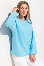 Cool Breeze Sundown Loopy Terry Pullover by Escape