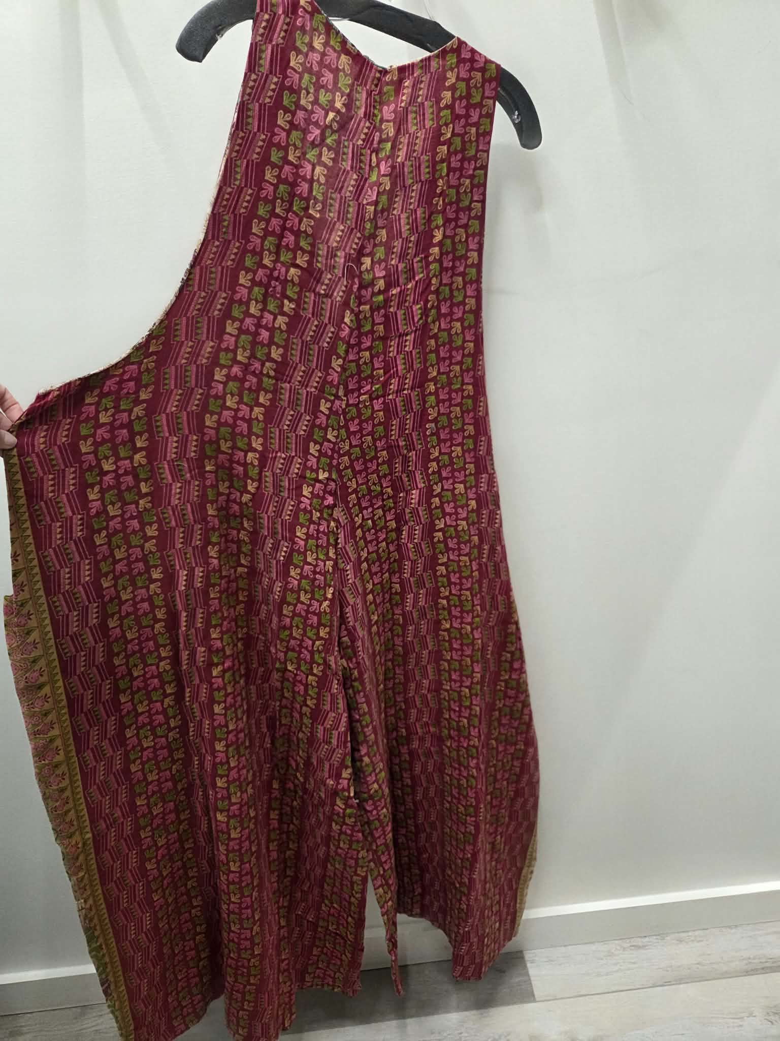 Duality Sari Harmony Wide Leg Jumpsuit #1048 by Kantha Bae