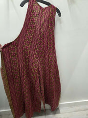 Duality Sari Harmony Wide Leg Jumpsuit #1048 by Kantha Bae
