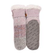MUK LUKS Women's Short Cable Slipper Sock