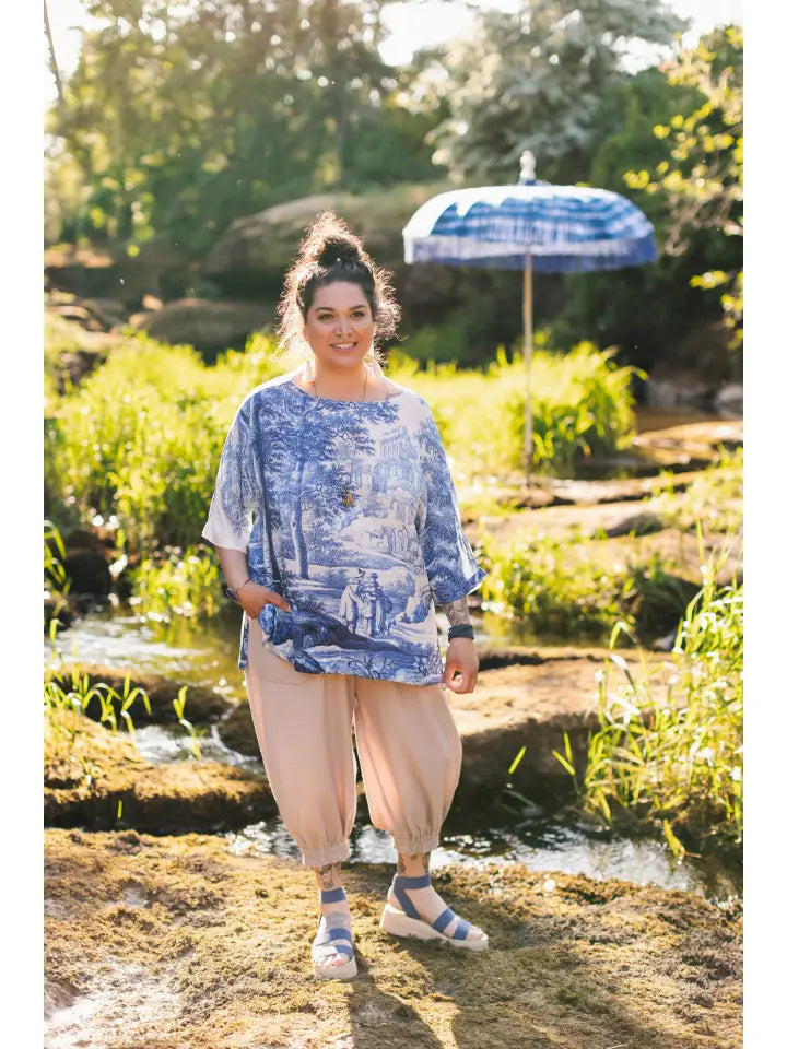 Let The Light In Tee Luxe Bamboo Tunic Shirt by Market of Stars