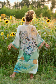 Additional view of I Paint My Dream Van Gogh Opera Duster Kimono Robe from Robin Boutique.