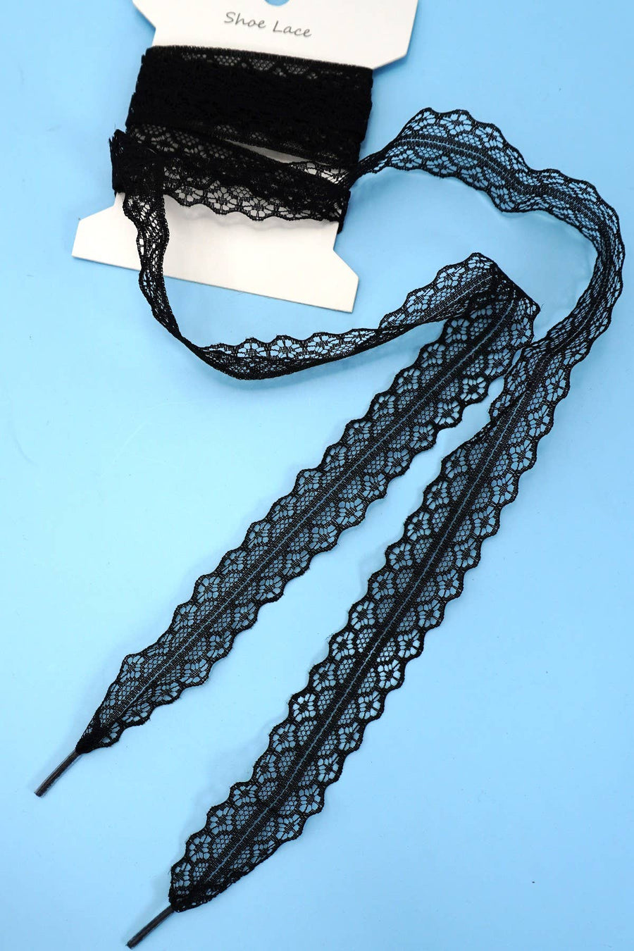 CHANTILLY LACE RIBBON BOW PAIR SHOE LACES Robin Boutique