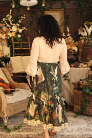 Additional view of Labour of Love Maxi Length Atelier Skirt with florals & violin from Robin Boutique.