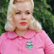 "Slice, Slice Baby" Birthday Cake Brooch Robin Boutique