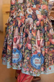 Additional view of Love Language Atelier Skirt with Floral Print from Robin Boutique.