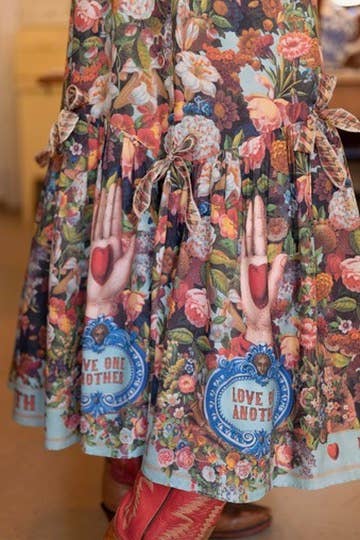 Additional view of Love Language Atelier Skirt with Floral Print from Robin Boutique.