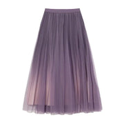 Ombre and Glitter Mesh Skirt by EllyNDale