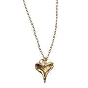 Hammered Heart Necklace