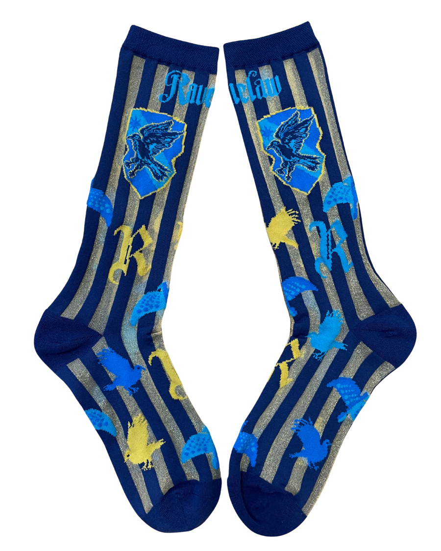 Harry Potter Ravenclaw Shimmer Sheer Mid High Sock