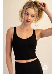 Butter V-Neck Yoga Layering Tank