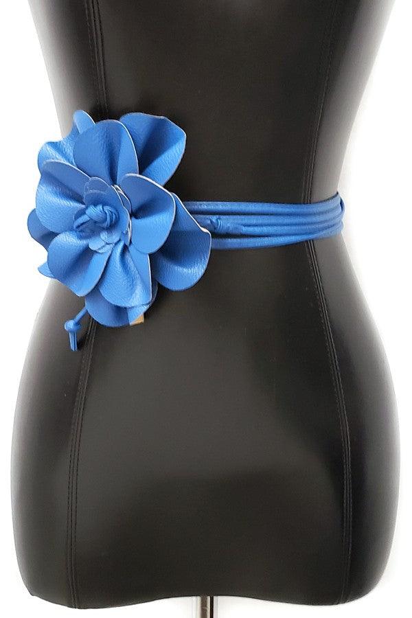 Big Flower Patch Obi Belt - Robin Boutique-Boutique 
