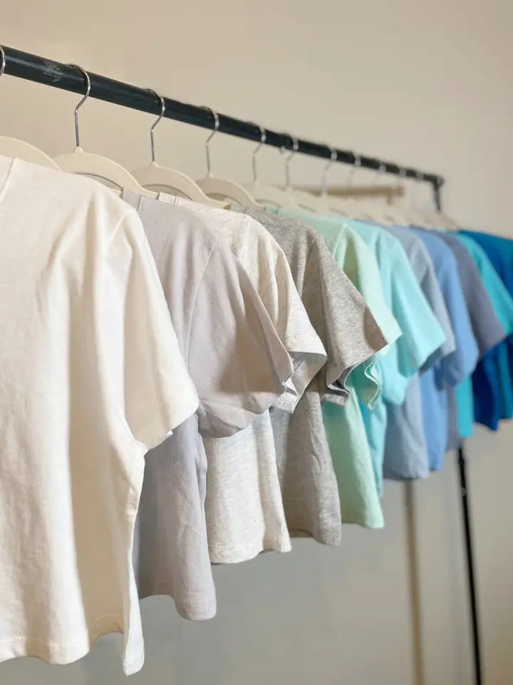 Boxy Layering Crop Tops