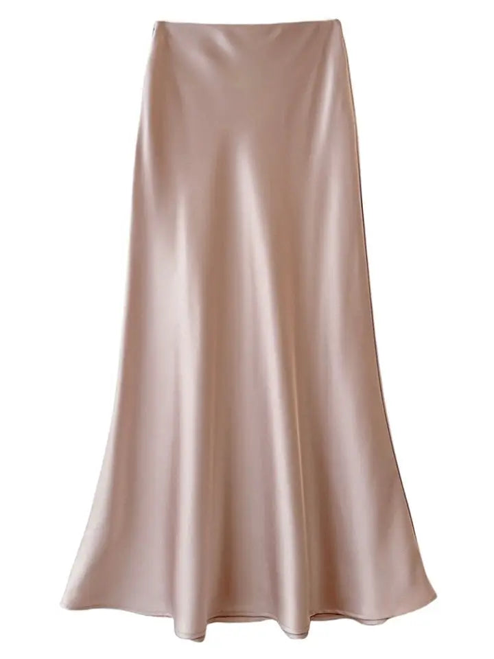 Sateen Skirt by EllyNDale