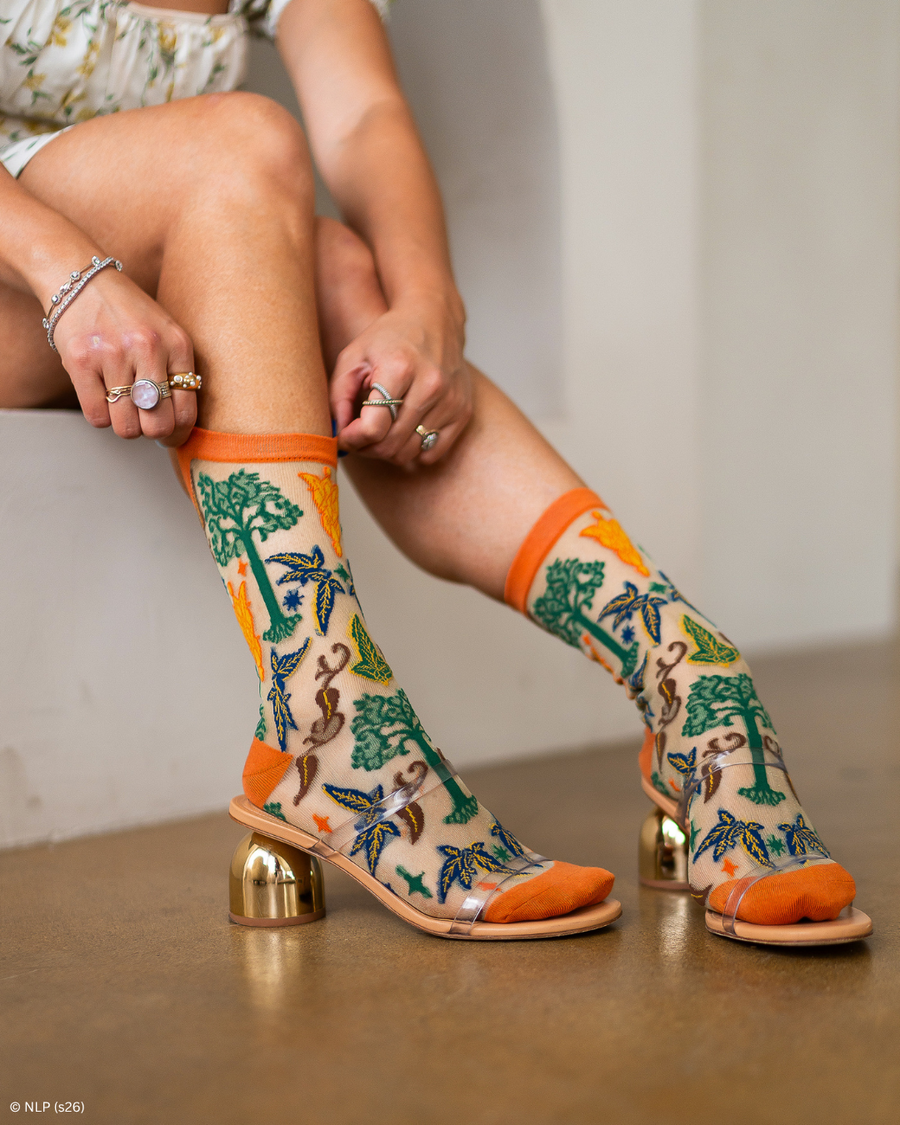The Lord of the Rings™ Elegant Icons Shimmer Sheer Crew Sock