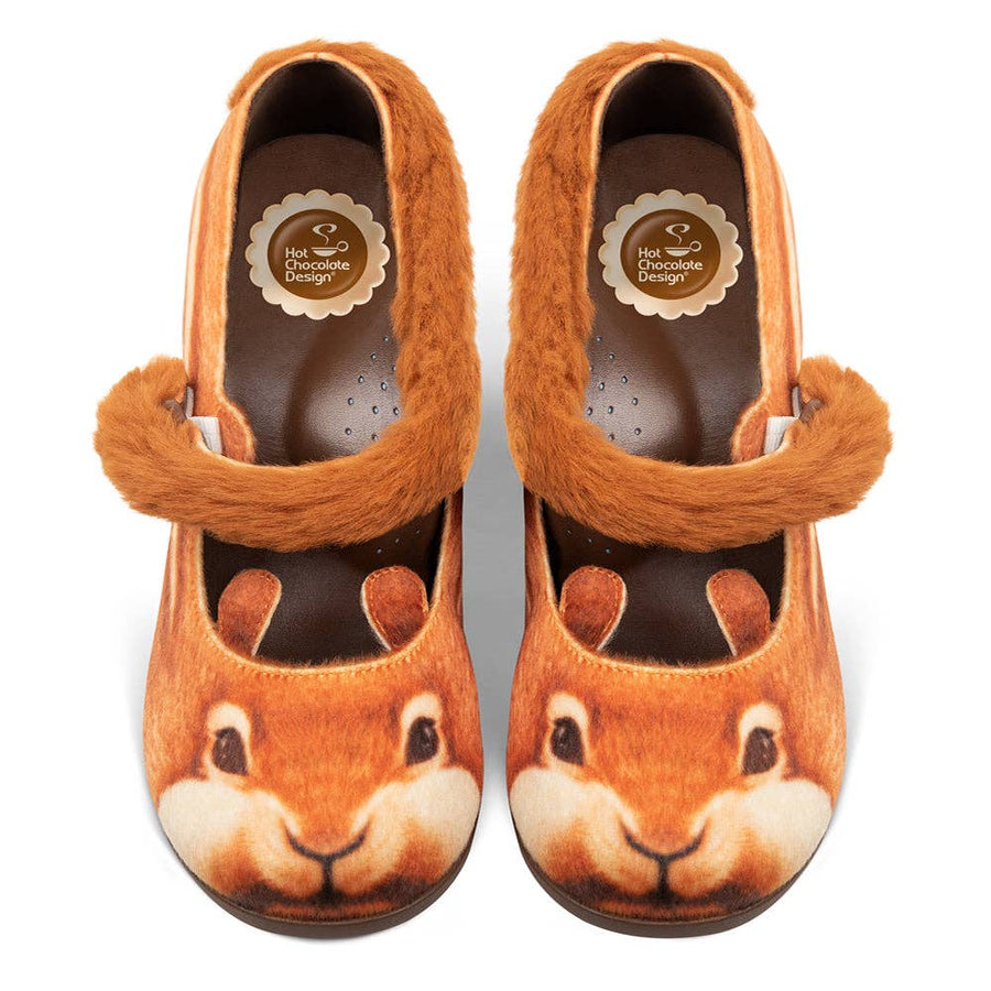 Chocolaticas® Mid Heels Nutty Cheeks Women's Mary Jane Pump