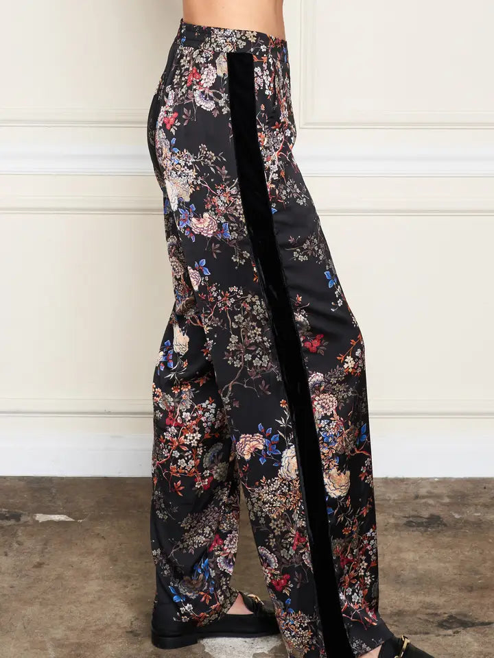 Satin Nagoya Print Pant by Paparazzi