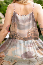 Additional view of Imaginarium Bohéme Slip Dress with Moon and Dreamscape Print from Robin Boutique.