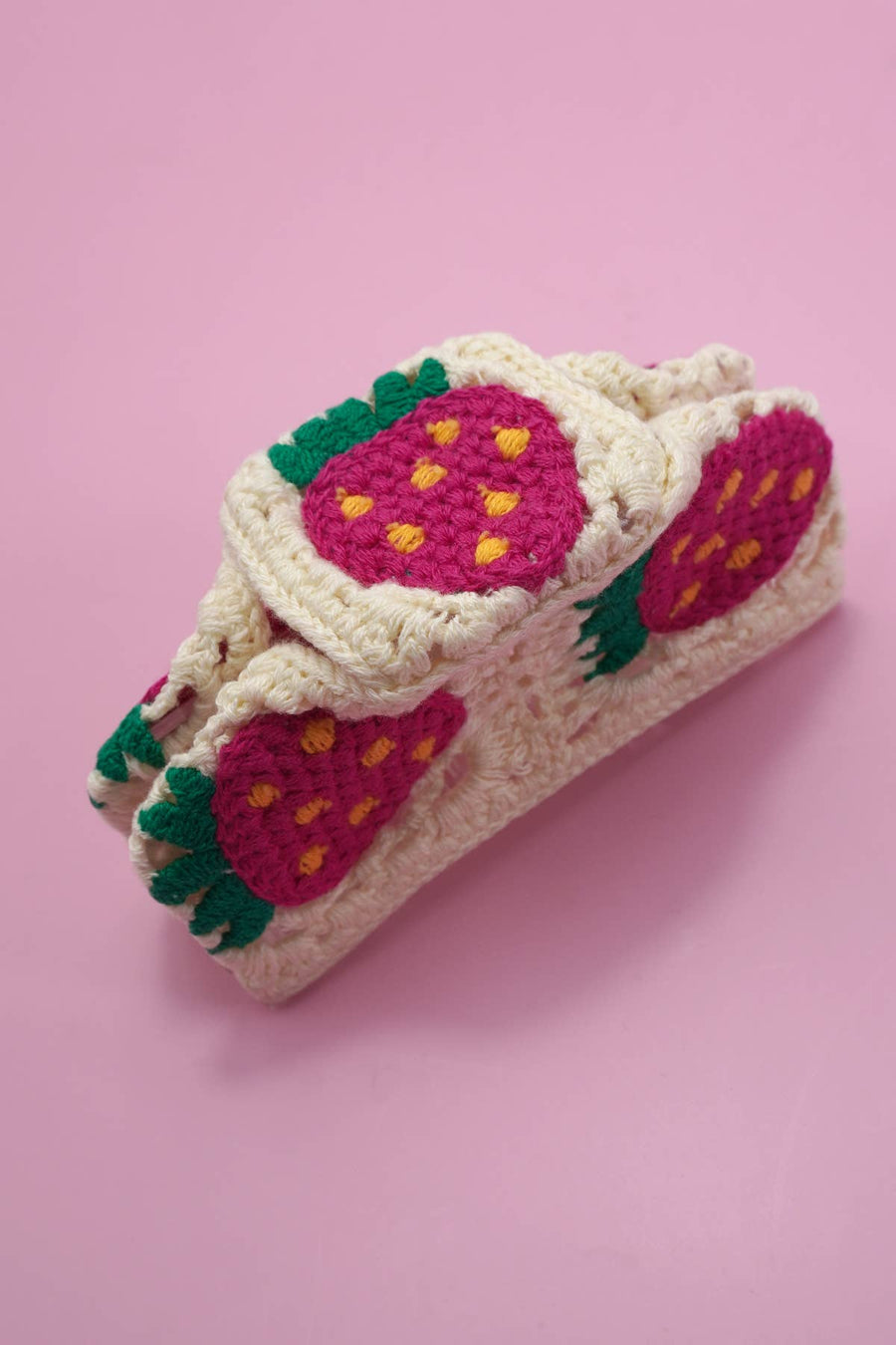 JUMBO HANDMADE CROCHET FLORAL HAIR CLAW CLIPS Robin Boutique