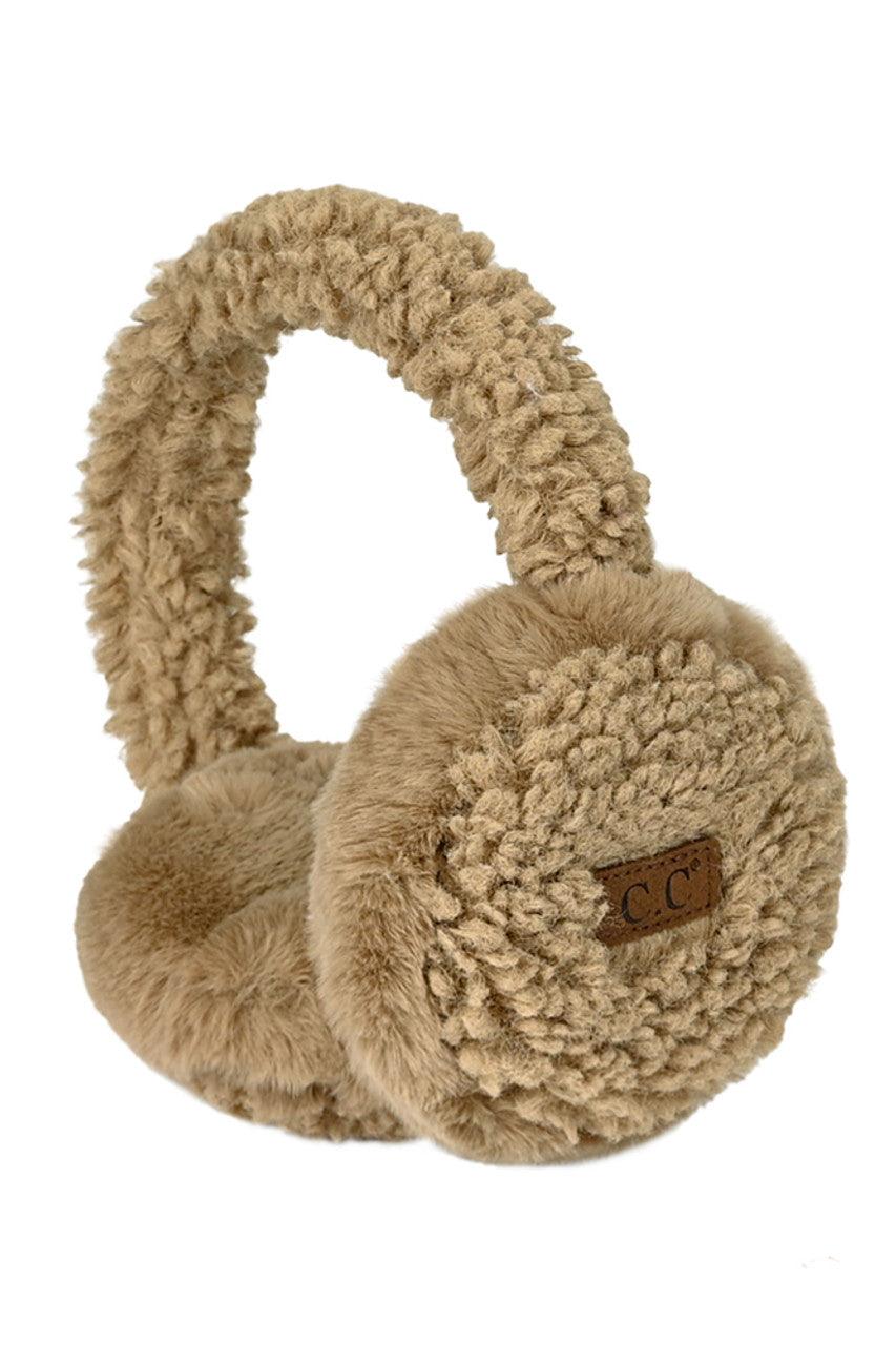 C.C FAUX FUR SHERPA EARMUFFS-EM-3667 - Robin Boutique-Boutique 