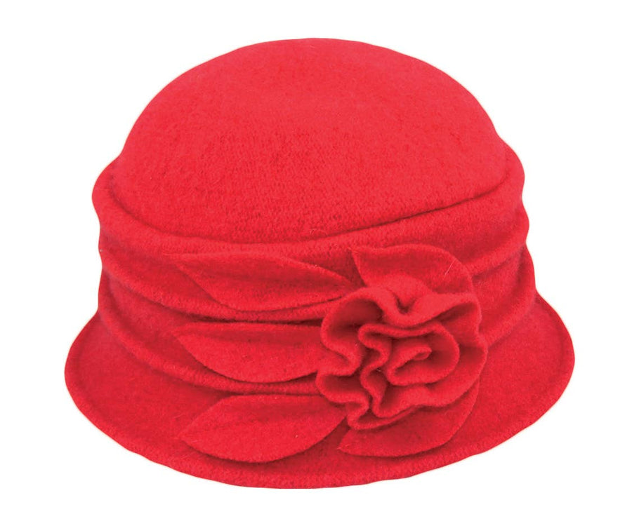 Cloche Boiled Wool Hat