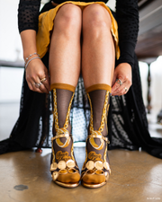 The Lord of the Rings™ The One Ring Black Sheer Crew Sock