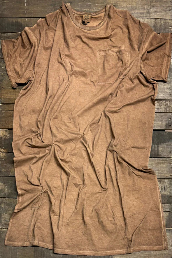 Cute Comfort Dress in Golden by Jaded Gypsy