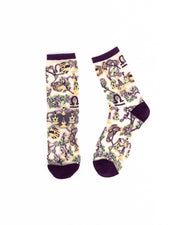 Libra Zodiac Sheer Crew Sock