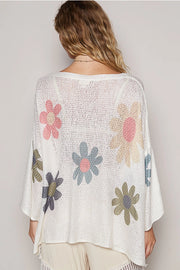 Flower Power Oversized Sweater