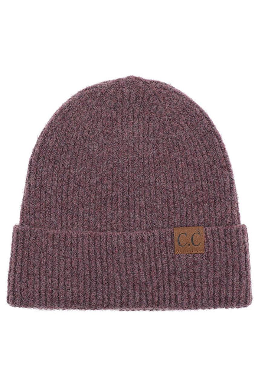 Unisex Ribbed Cuff Beanie 2075 - Robin Boutique-Boutique 