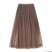 Ombre and Glitter Mesh Skirt by EllyNDale