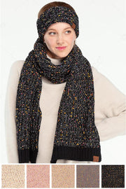Confetti Knit Chenille Scarf 2070 - Robin Boutique-Boutique 