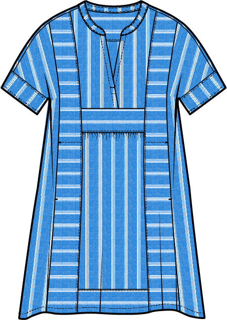 Catalina Stripe Shoreline Dress by Escape