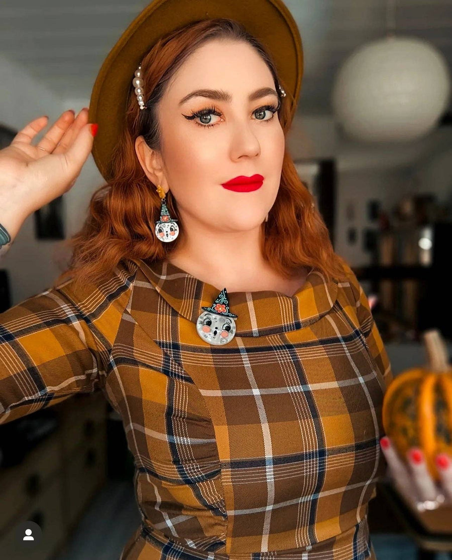 Bloomin' Luna Witch Statement Earrings by Johanna Parker x Lipstick & Chrome Robin Boutique