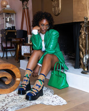 Horses and Chains Sheer Crew Socks Robin Boutique