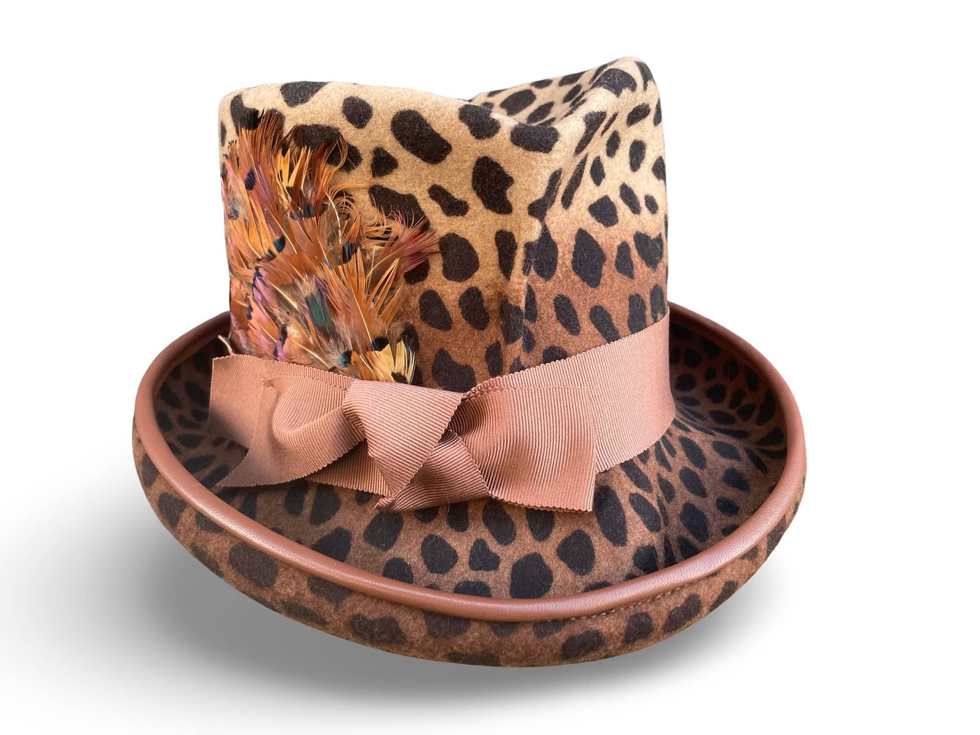 Leopard Diablo - Handmade Top Hat - Robin Boutique