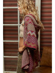 Boho Poncho Cardigan